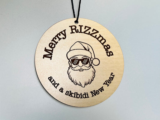 Merry Rizzmas ornament