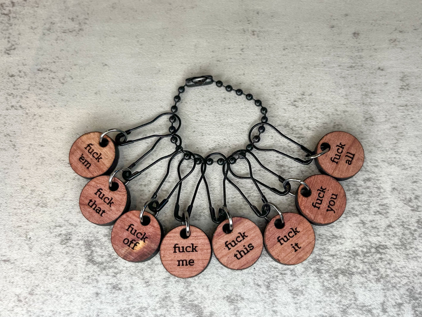 Stitch markers, eff variety