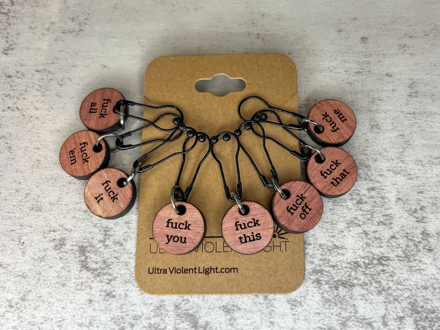 Stitch markers, eff variety