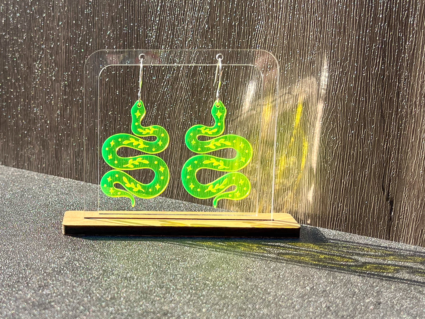 Snake earrings