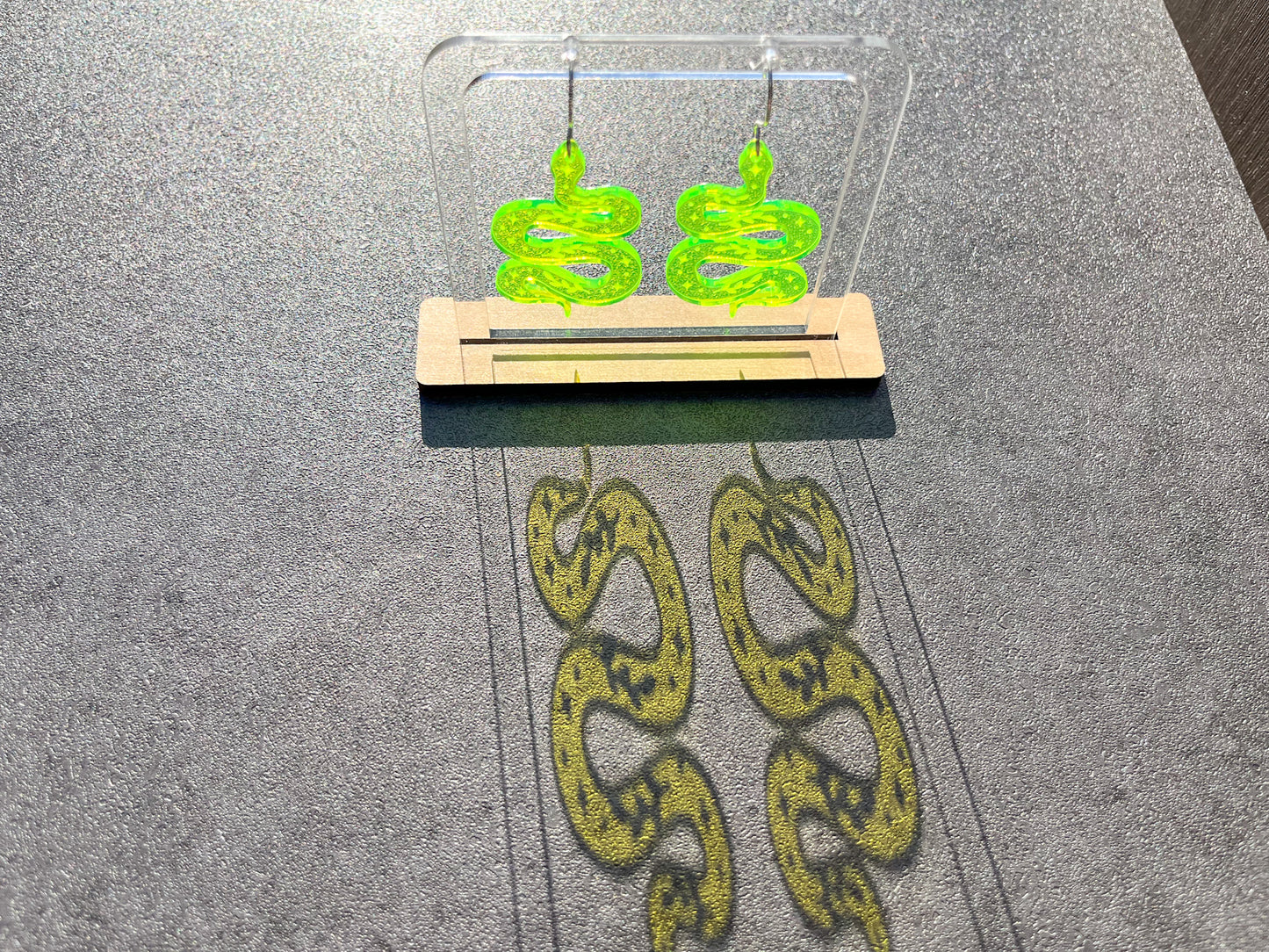 Snake earrings