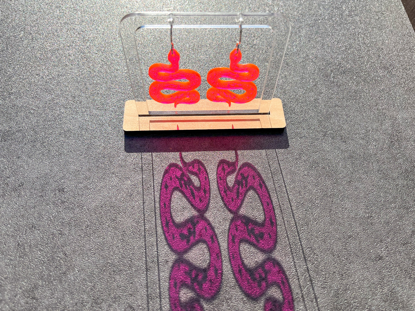 Snake earrings