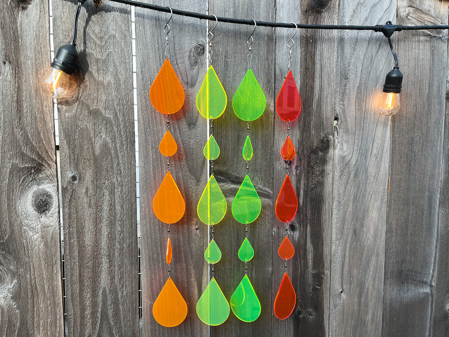Sundrop suncatcher / mobile, single flourescent colors