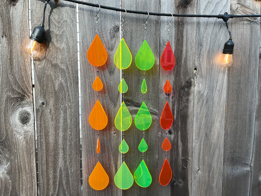 Sundrop suncatcher / mobile, single flourescent colors