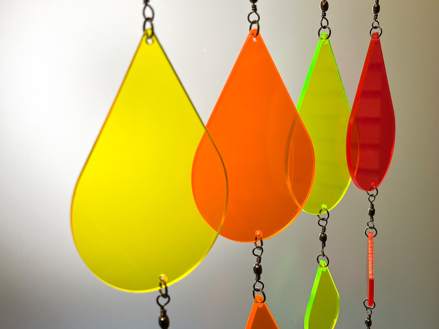 Sundrop suncatcher / mobile, single flourescent colors