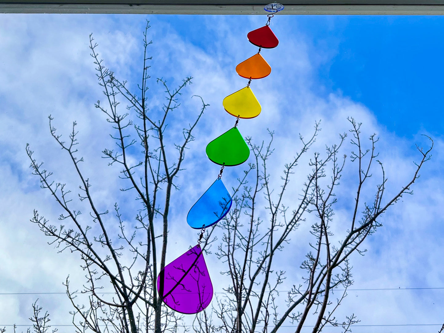 Sundrop suncatcher / mobile, rainbow combo