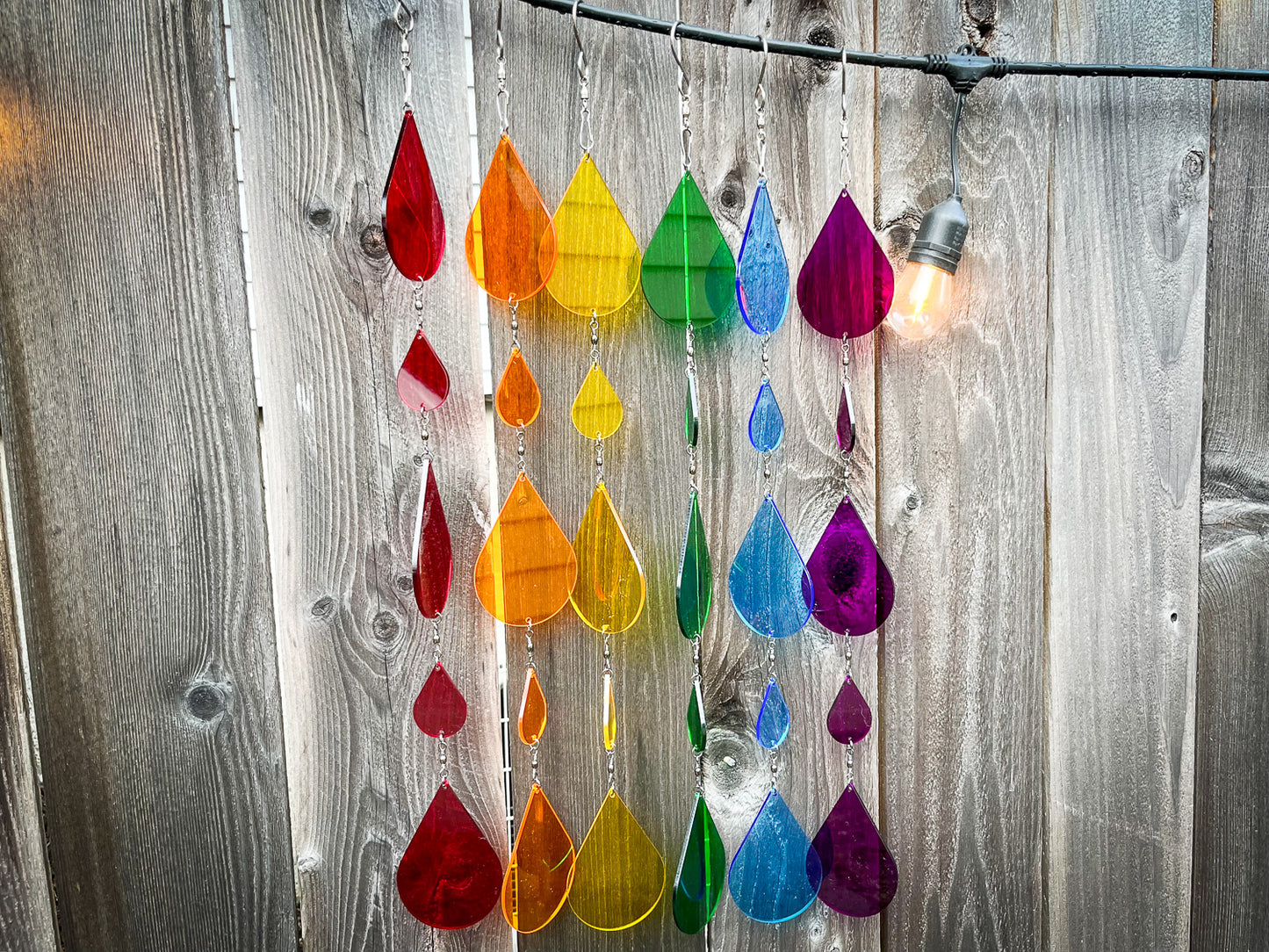 Sundrop suncatcher / mobile, single rainbow colors