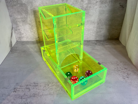 Magnetic collapsible dice tower