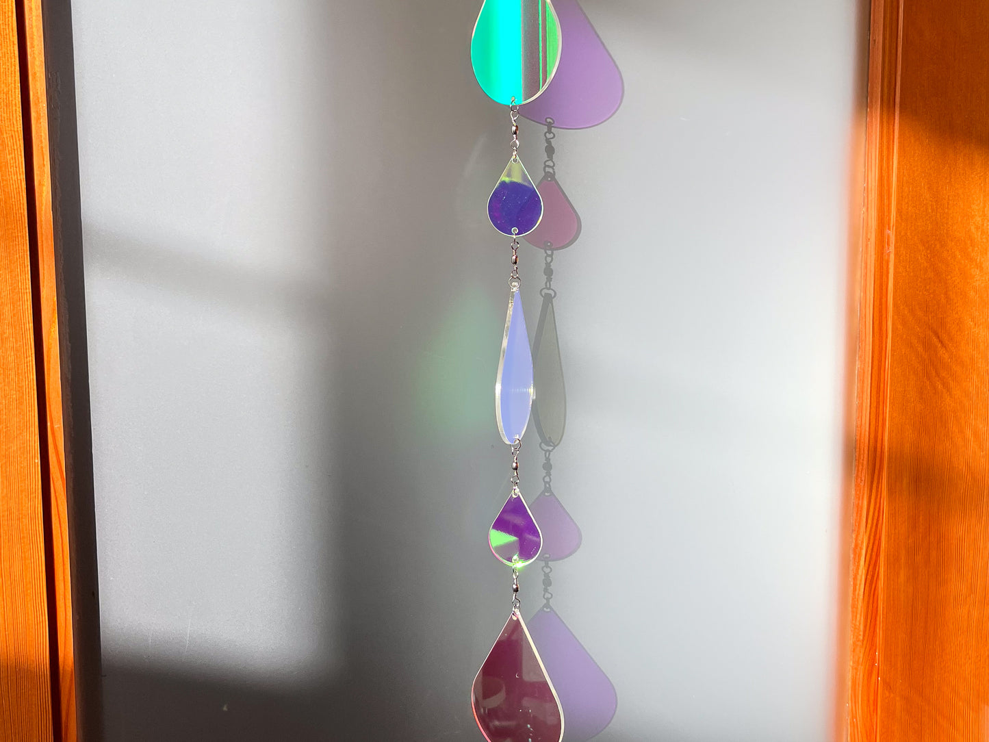 Sundrop suncatcher / mobile, Iridescent Sunset