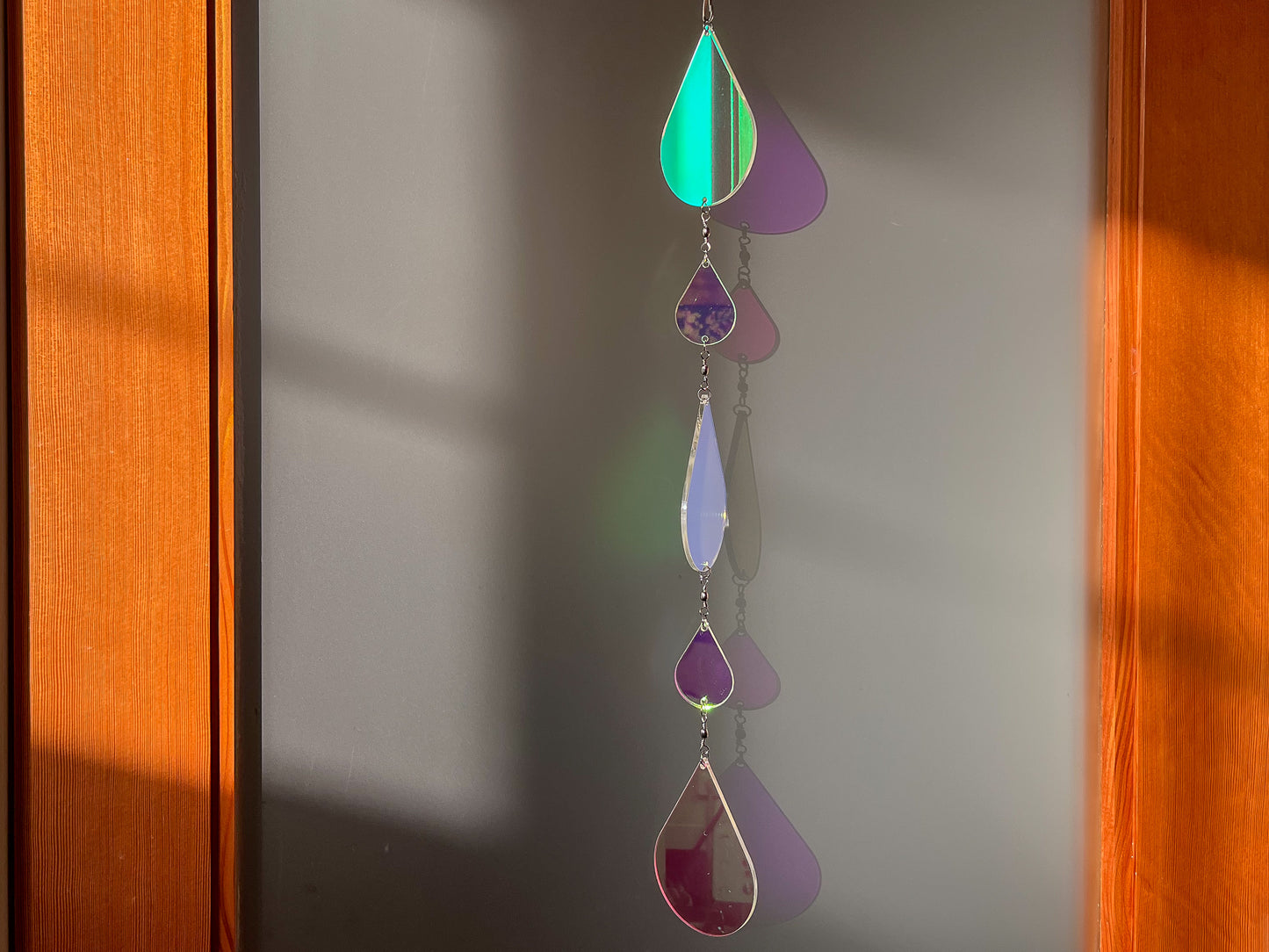 Sundrop suncatcher / mobile, Iridescent Sunset