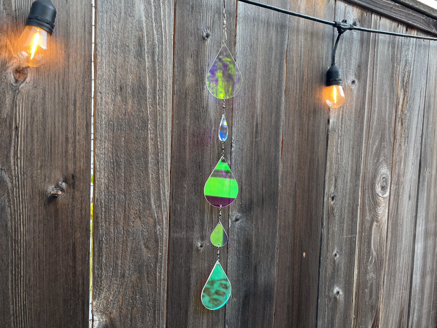 Sundrop suncatcher / mobile, Iridescent Sunset