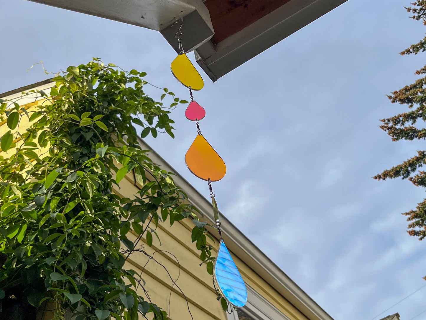 Sundrop suncatcher / mobile, Iridescent Sunset