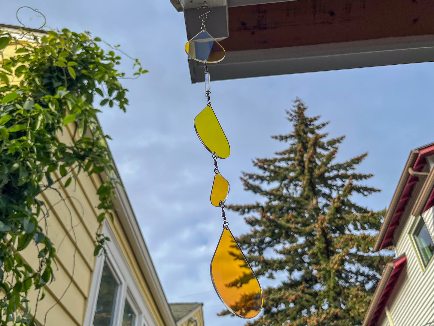 Sundrop suncatcher / mobile, Iridescent Sunset