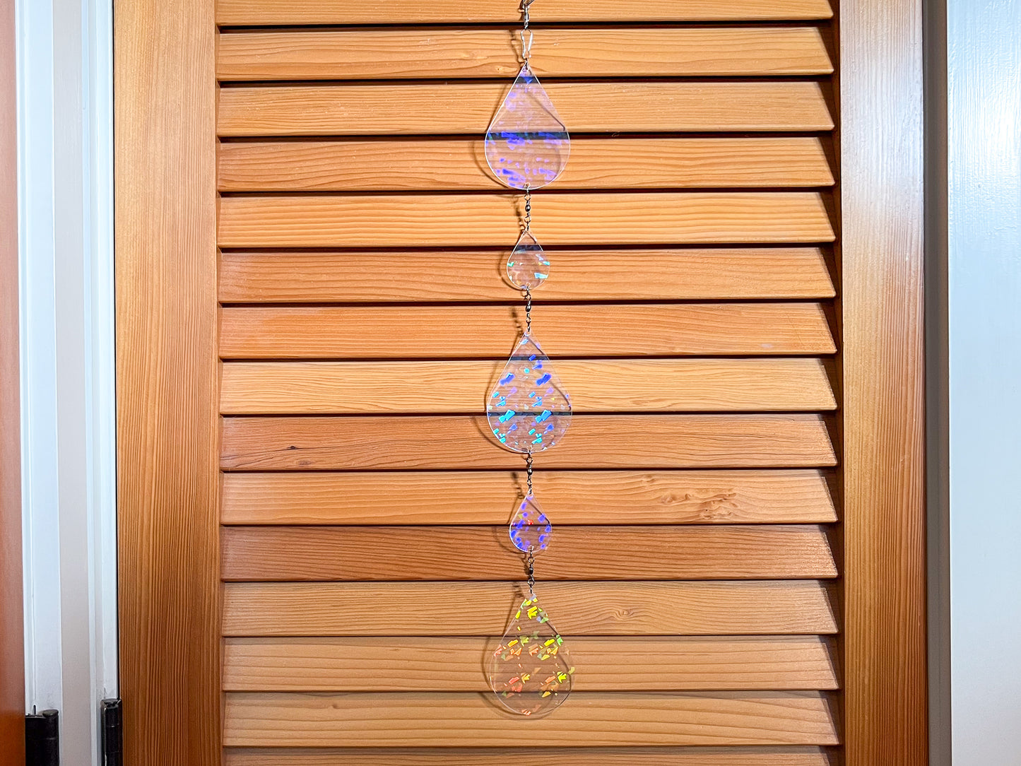 Sundrop suncatcher / mobile, Holographic Crystal