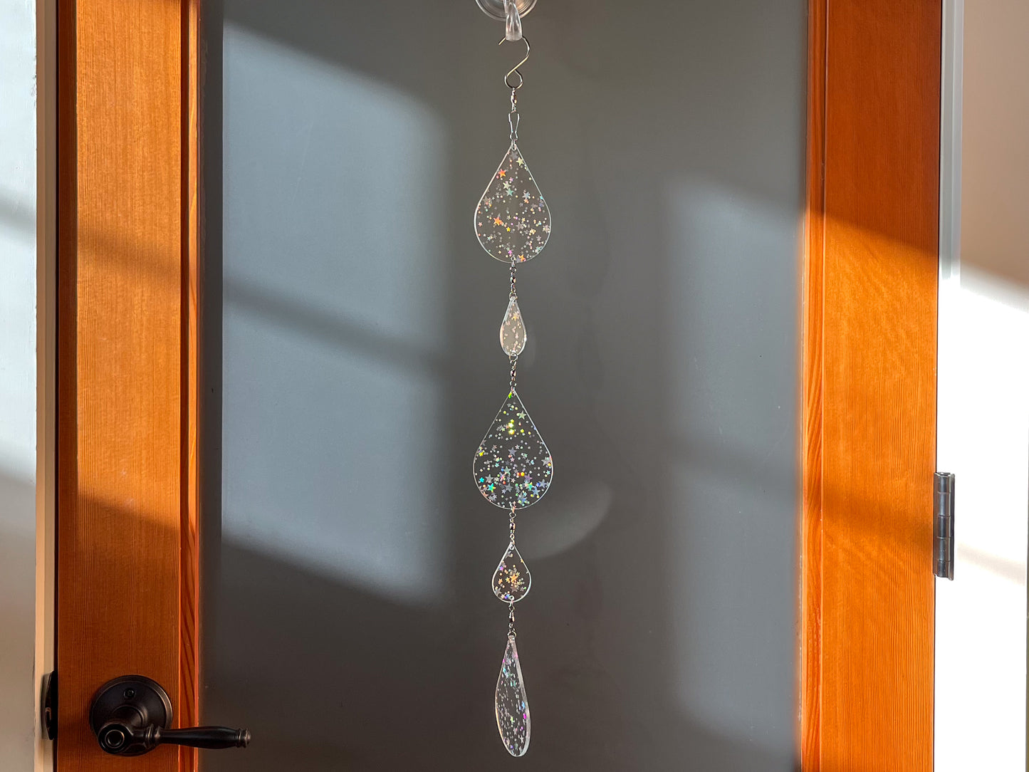 Sundrop suncatcher / mobile, Iridescent Stars