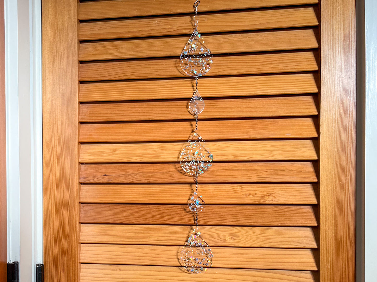Sundrop suncatcher / mobile, Iridescent Stars
