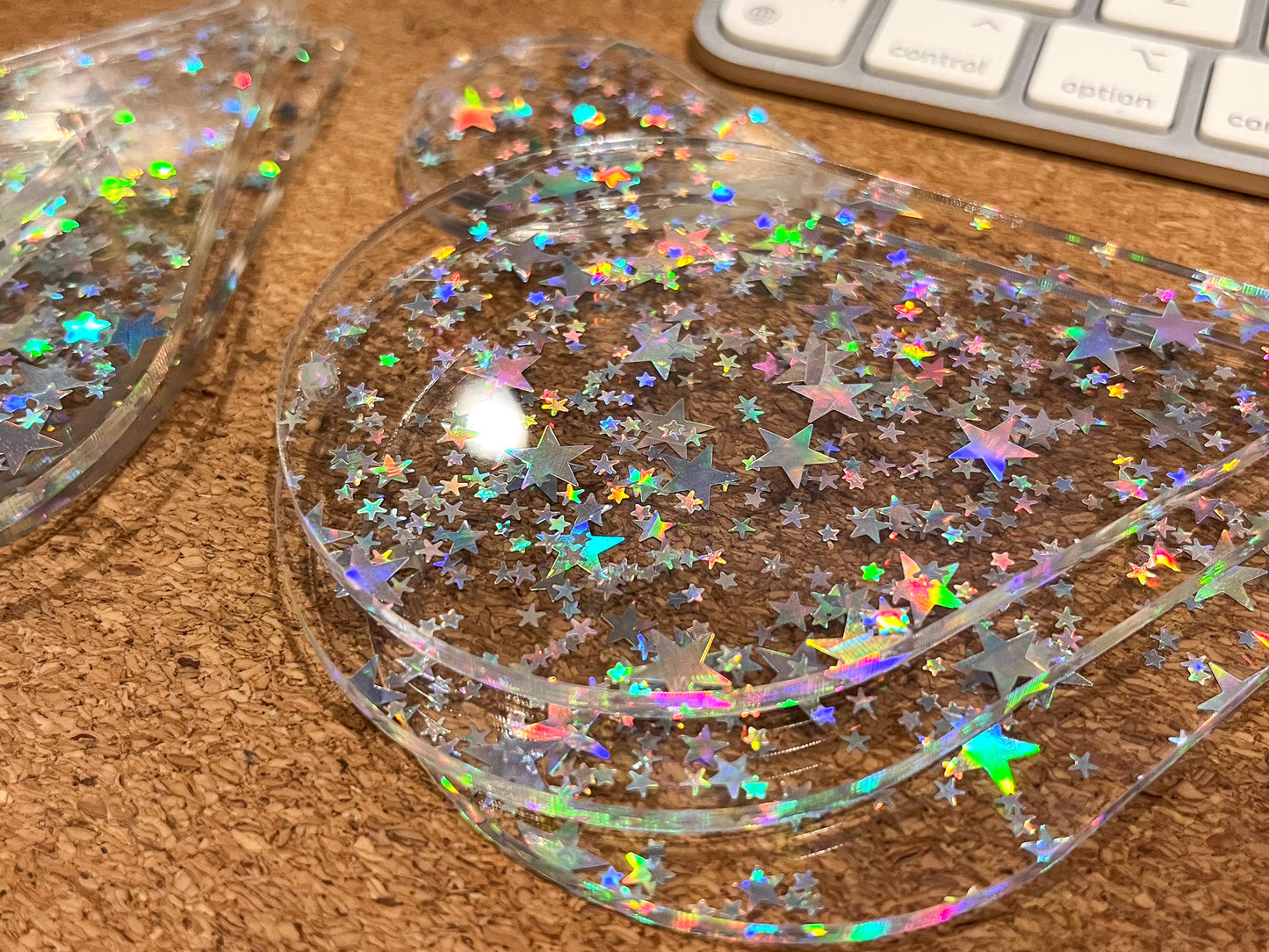 Sundrop suncatcher / mobile, Iridescent Stars