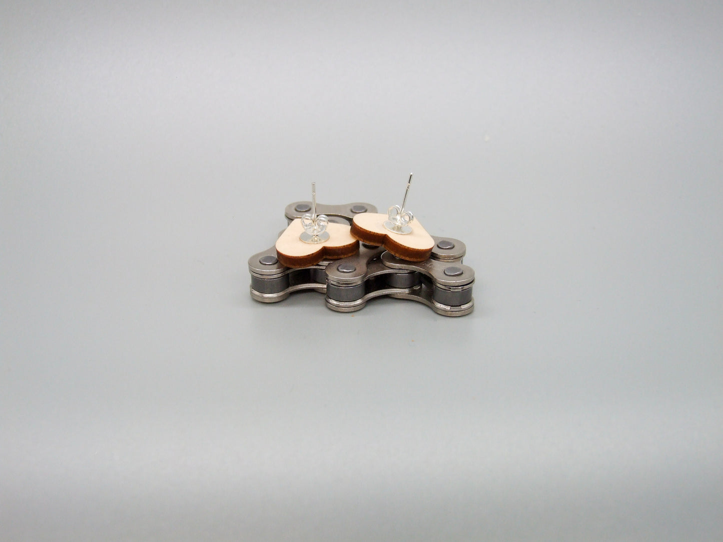 Tandem bicycle earrings