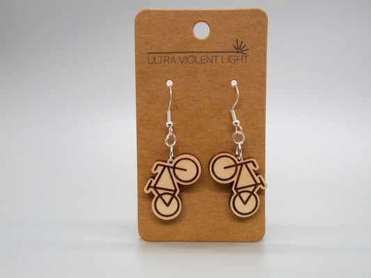 Bicycle earrings