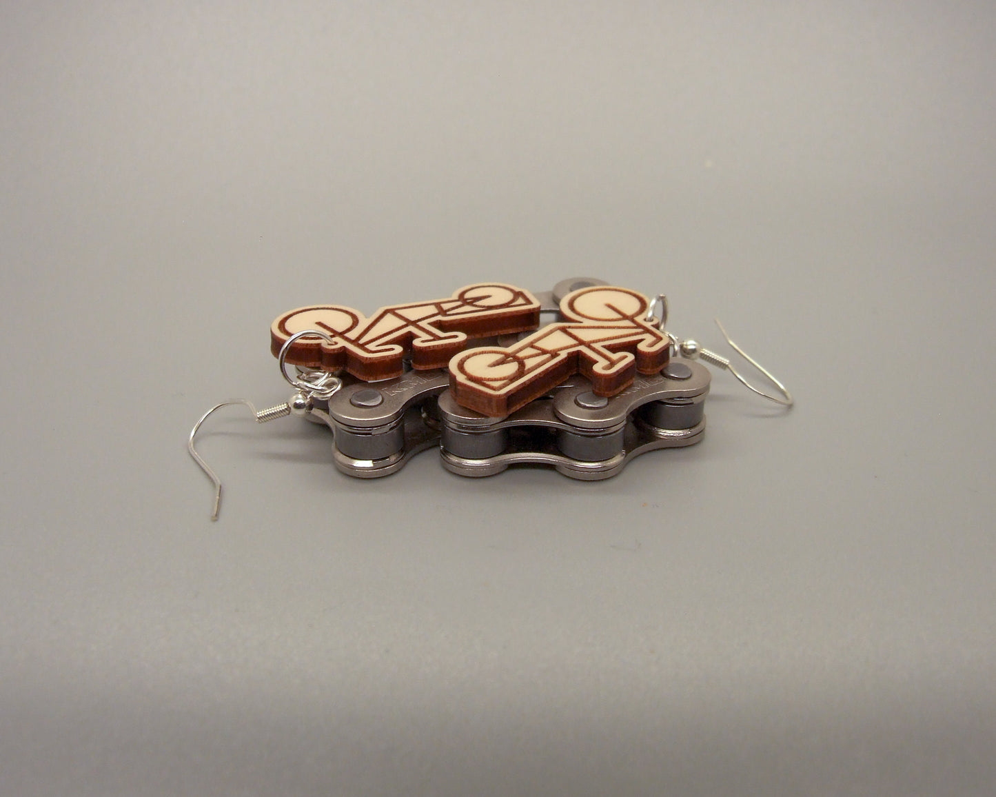 Longtail bicycle earrings