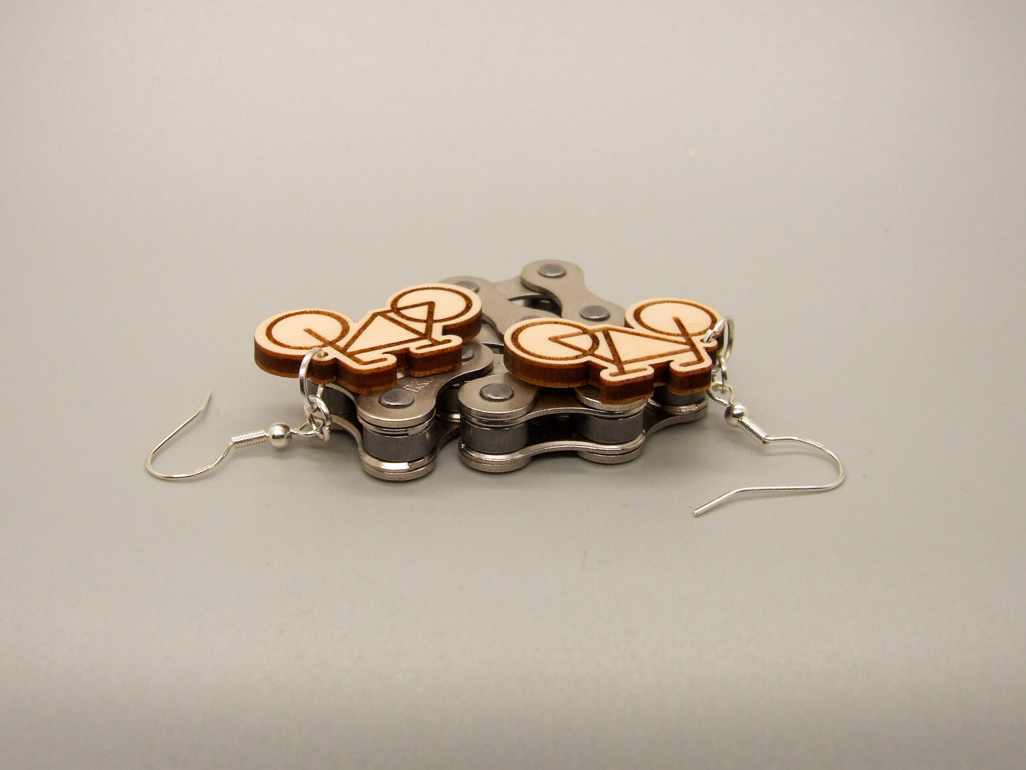 Bicycle earrings