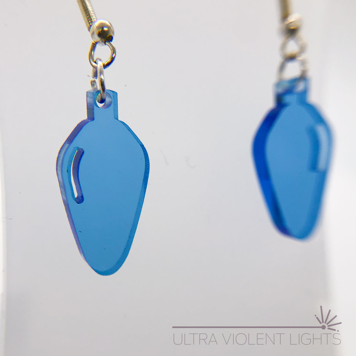 Light Bulb Hook Earrings, Simple