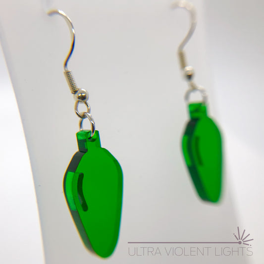 Light Bulb Hook Earrings, Simple