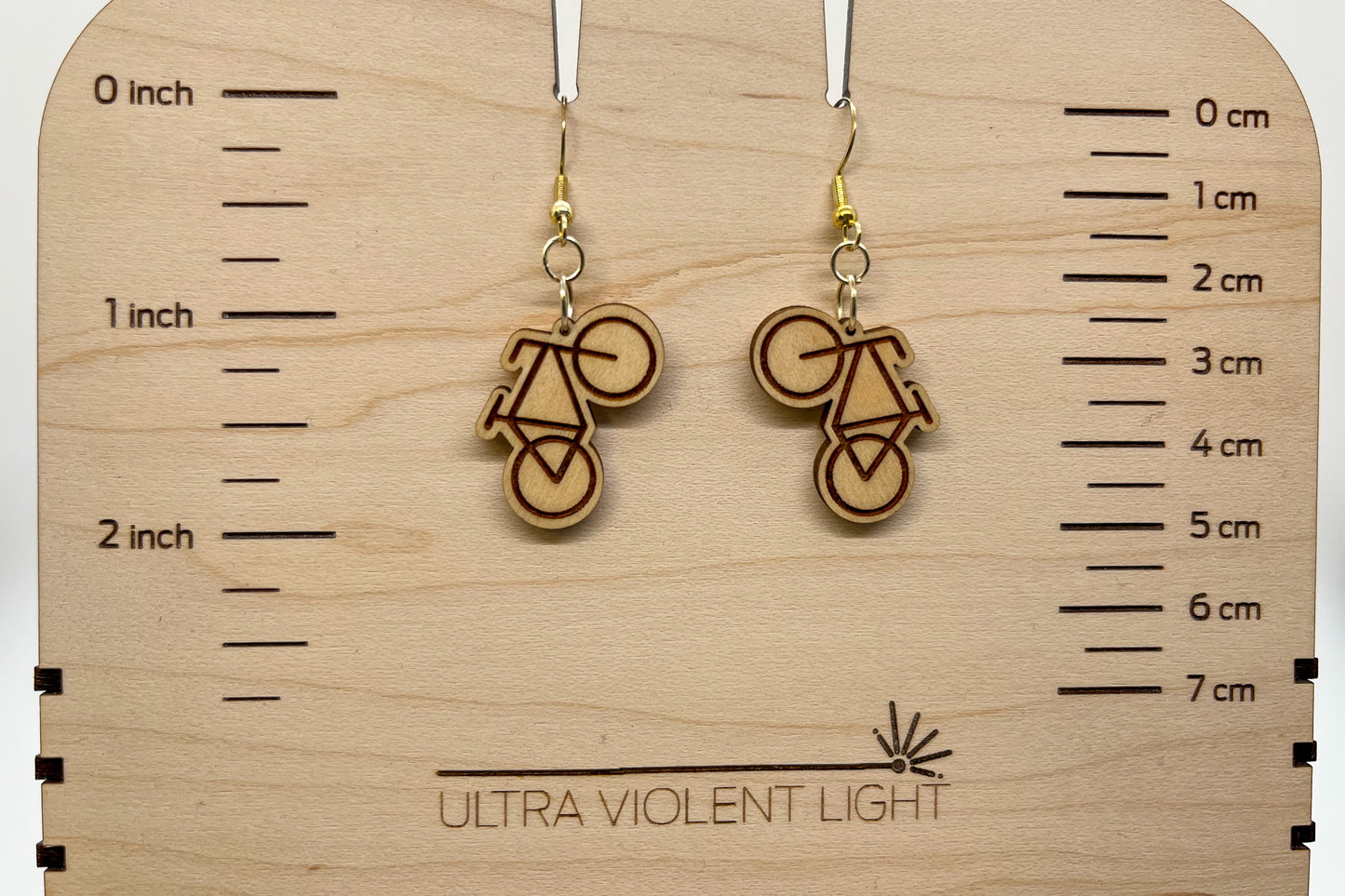 Bicycle earrings