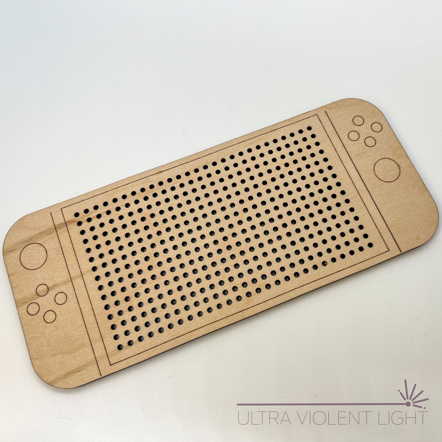 Modern handheld game system embroidery blank