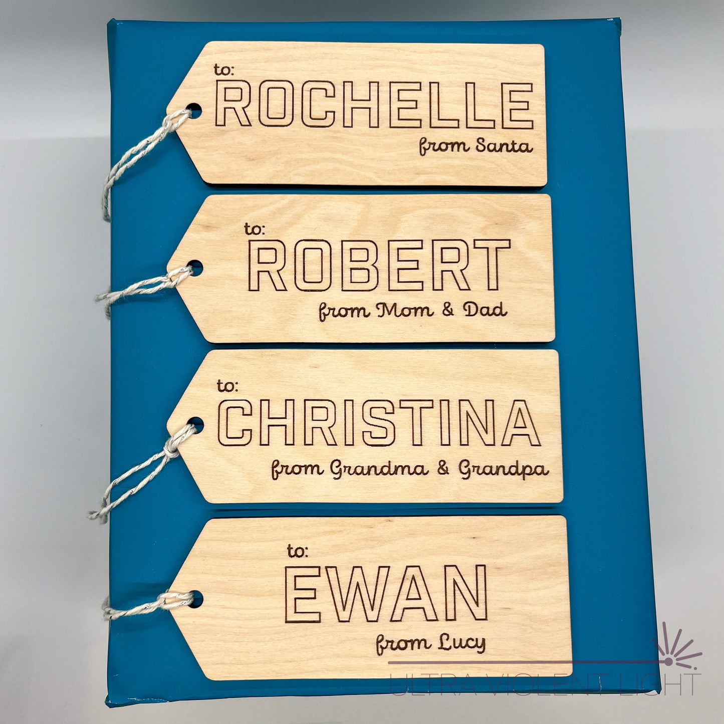 Personalized gift tags