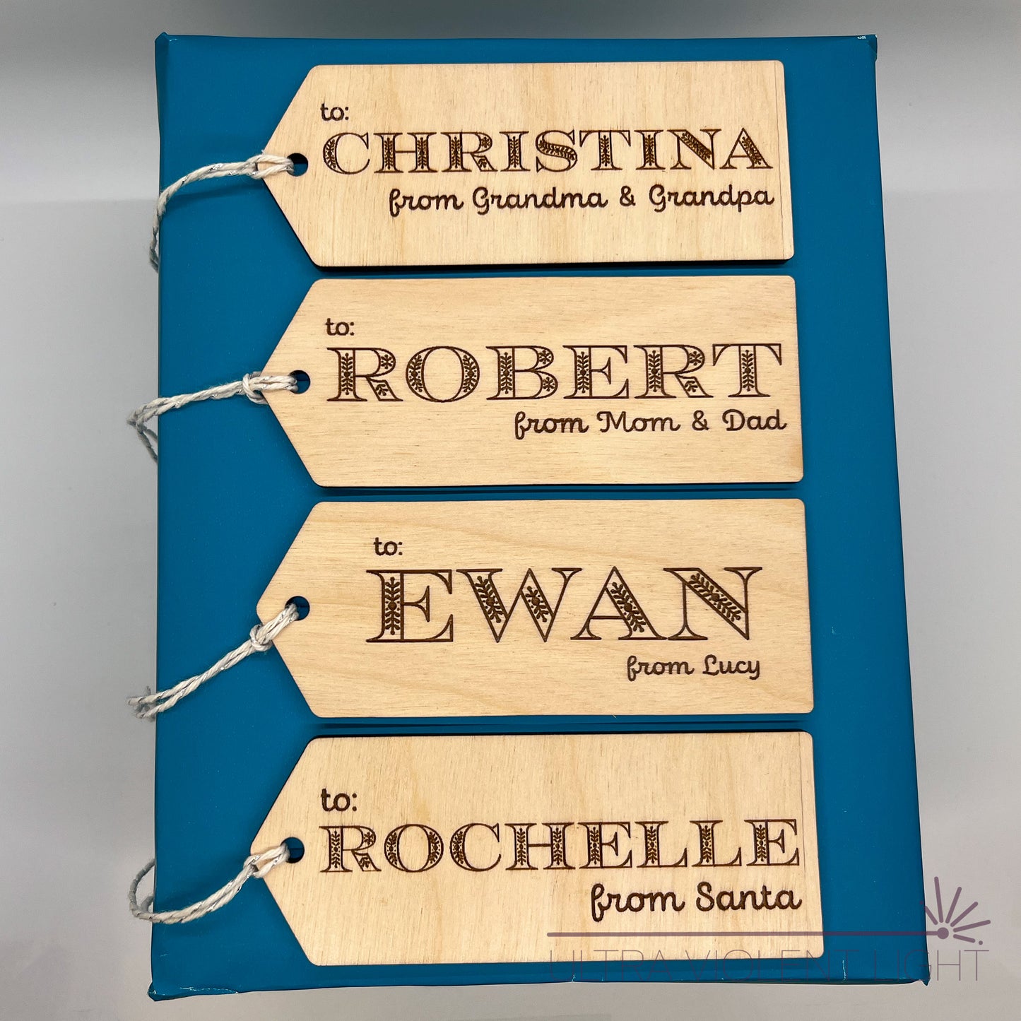 Personalized gift tags