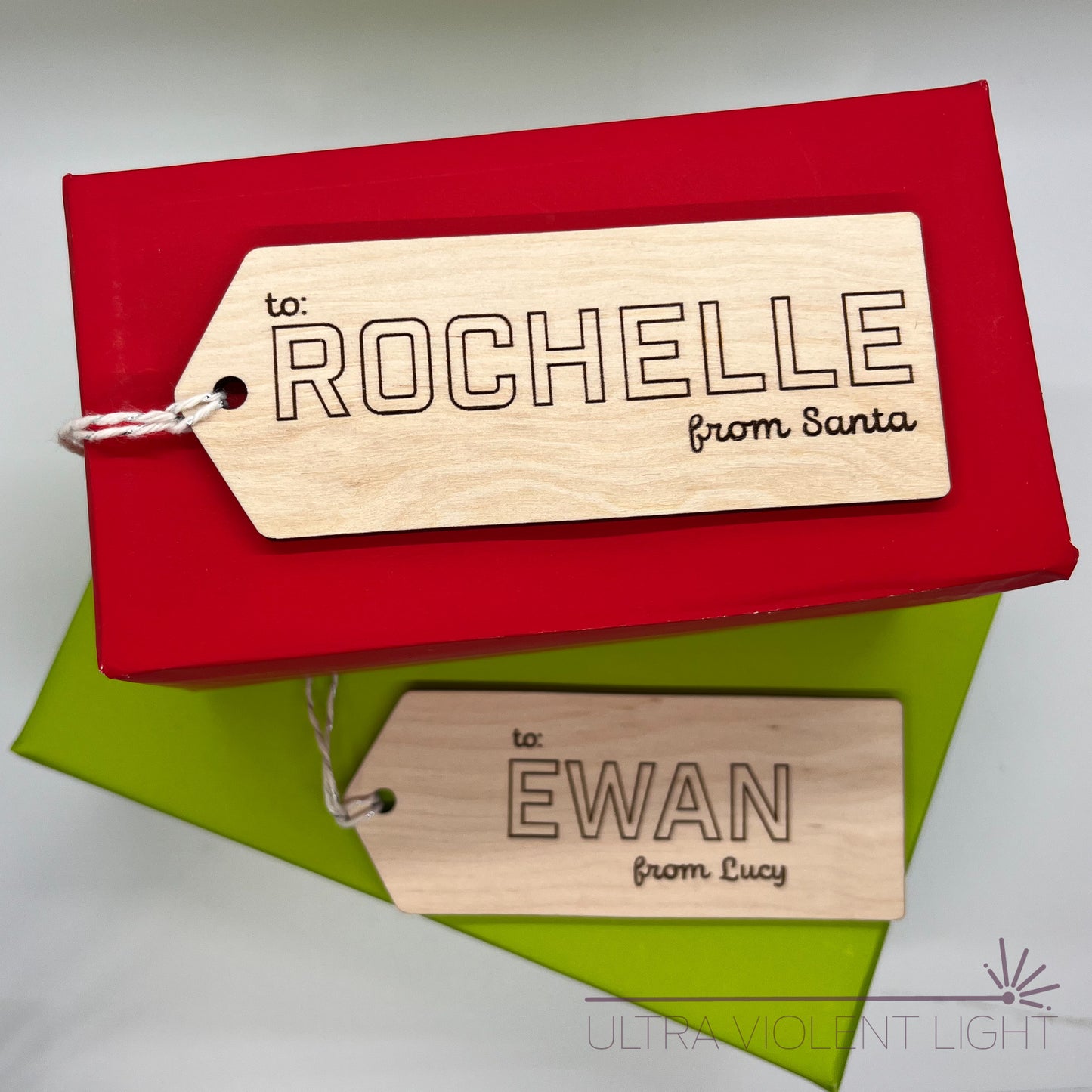 Personalized gift tags