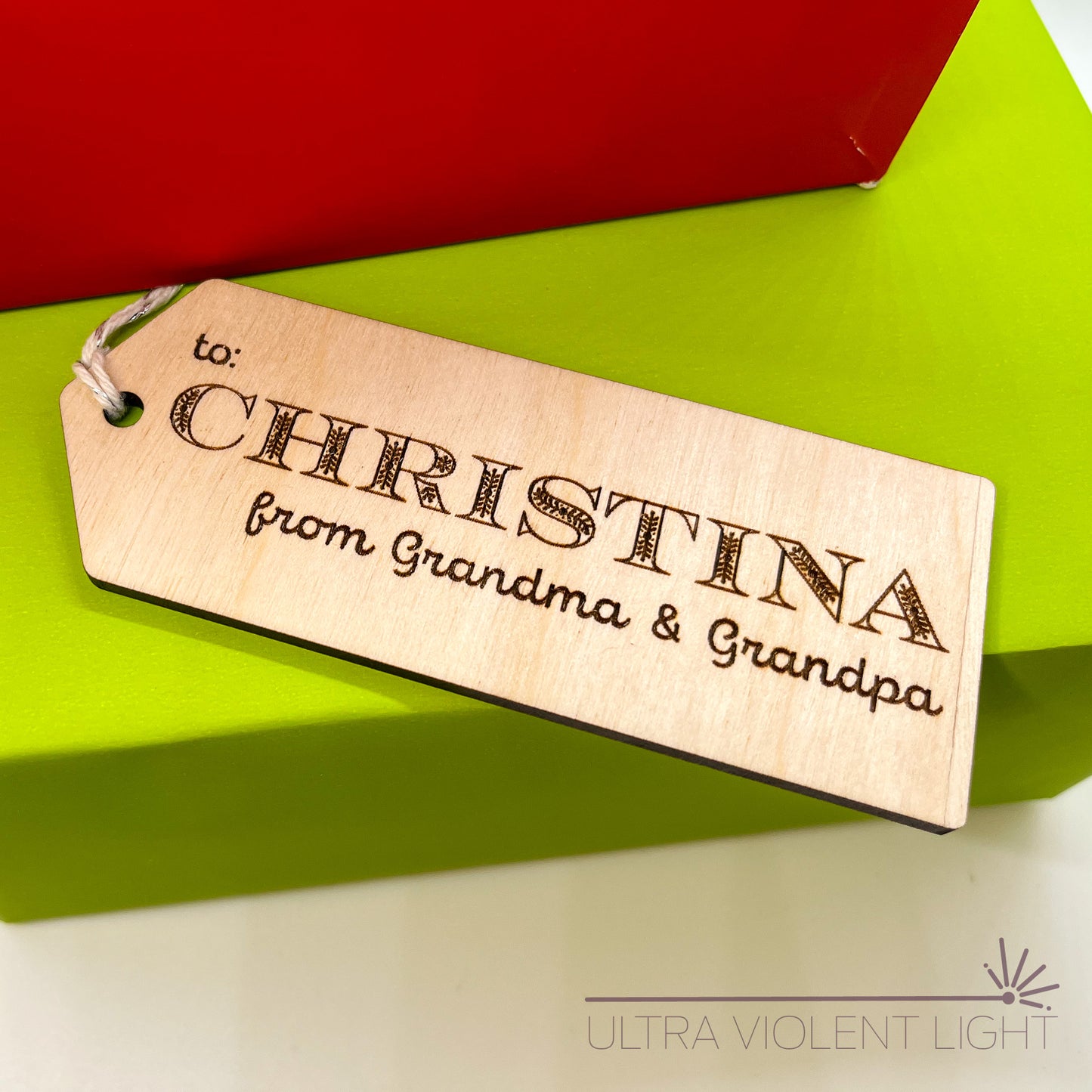 Personalized gift tags