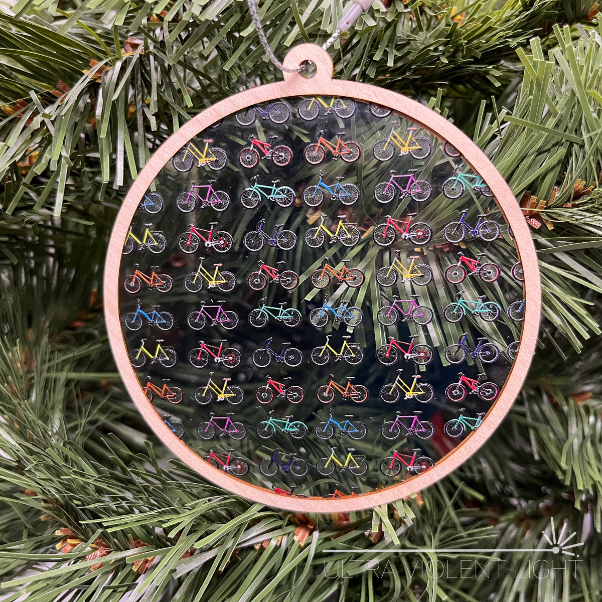 Bike Pattern Ornament