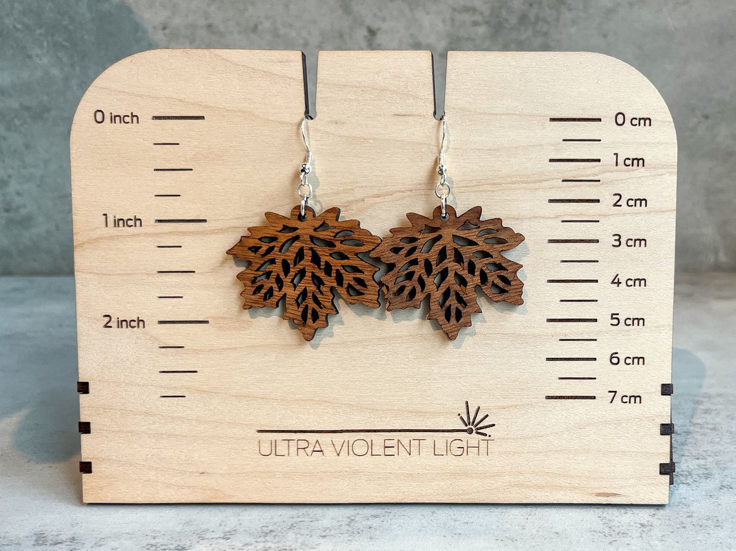 Leaf earrings