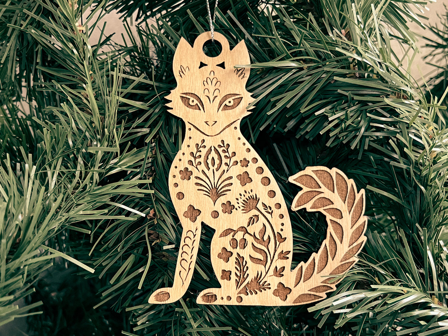 Scandinavian forest critters ornaments