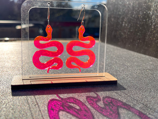 Snake earrings