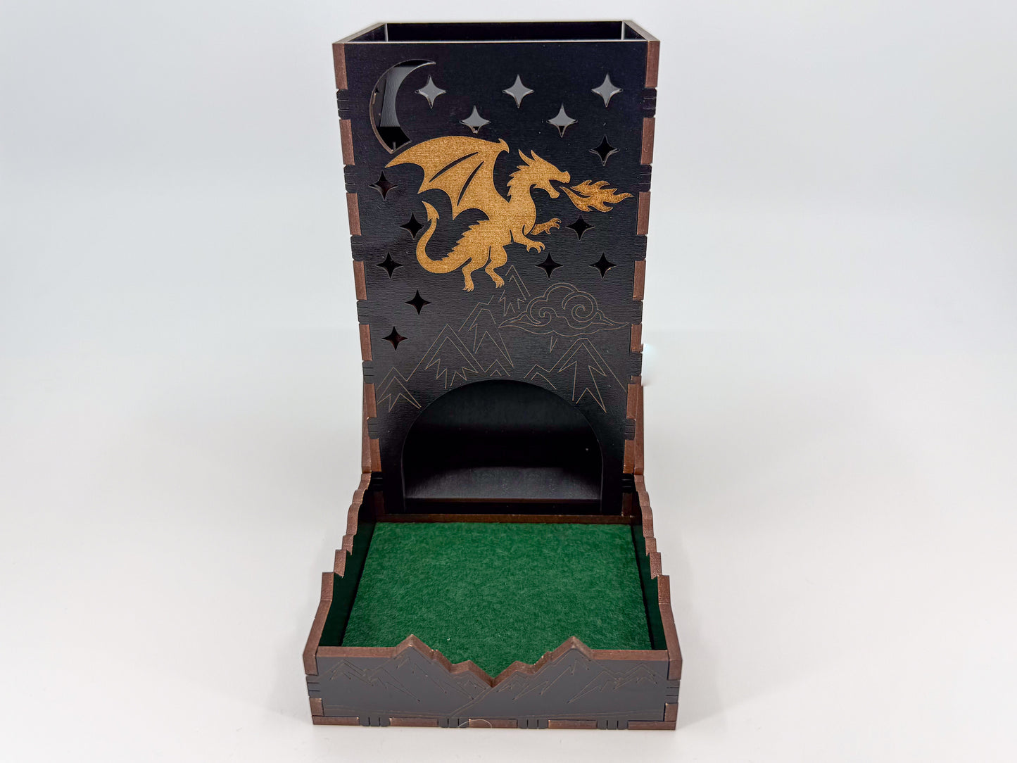 Dragon collapsible dice tower