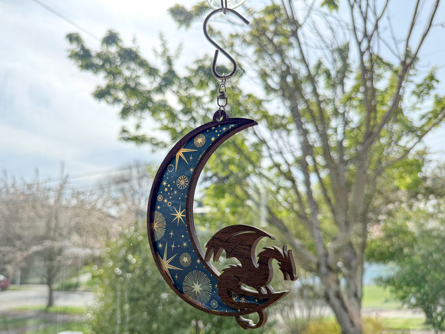 Suncatcher - Dragon on moon