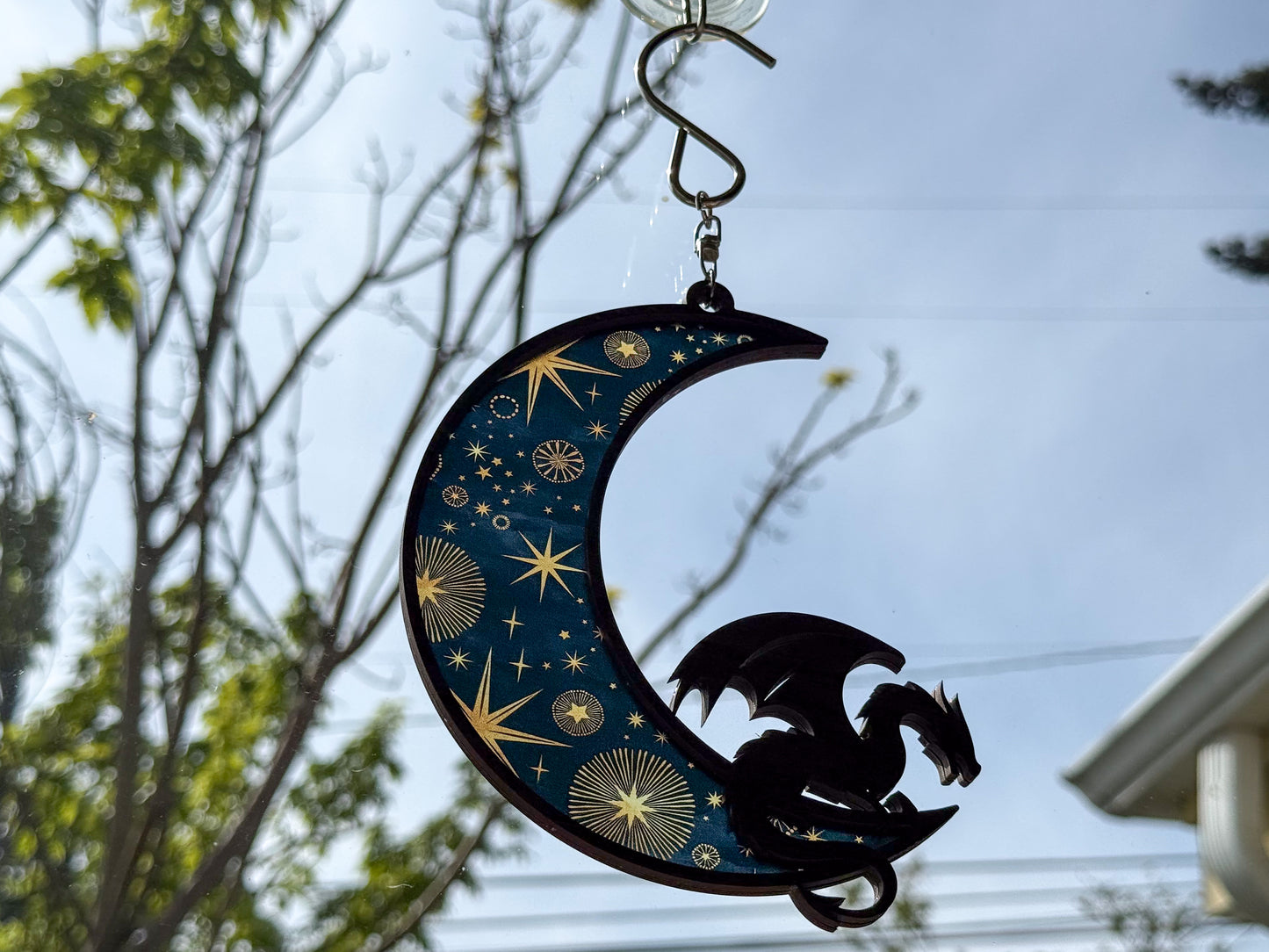 Suncatcher - Dragon on moon