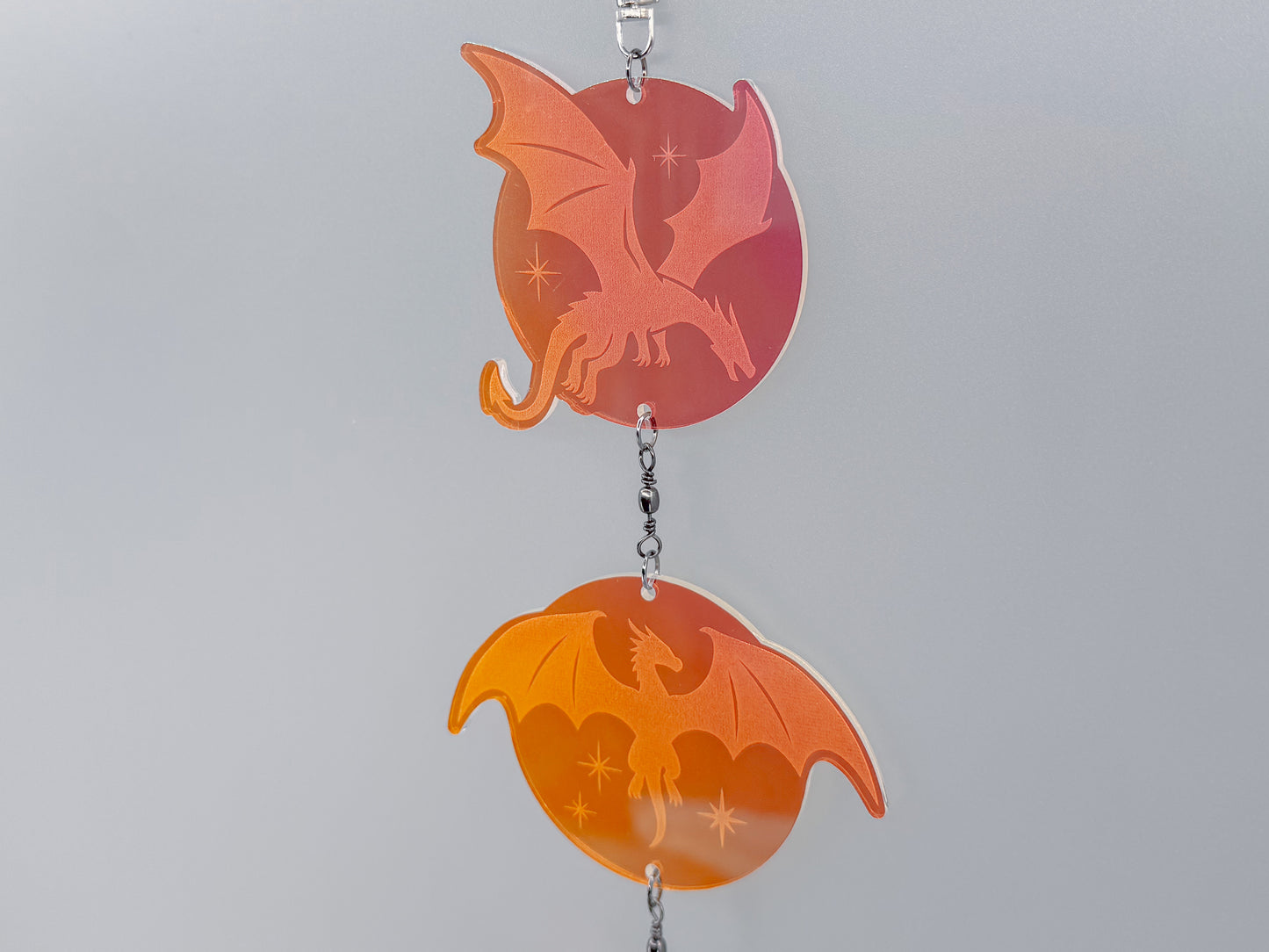 Dangling dragon suncatcher / mobile