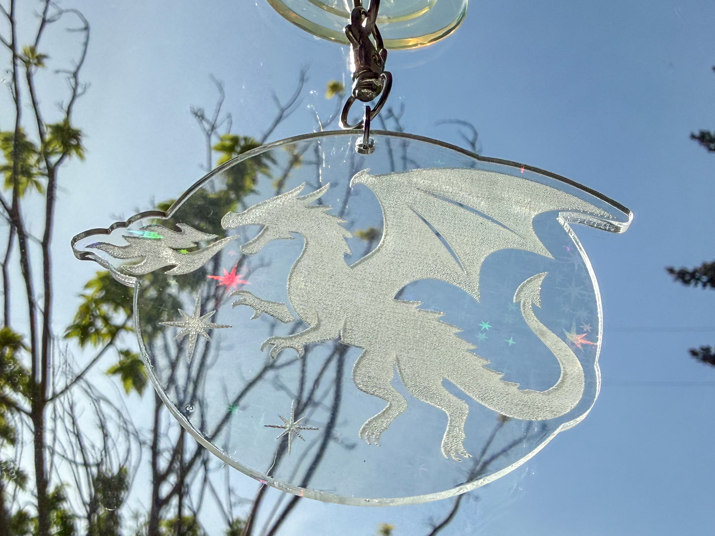 Mini dragon suncatcher