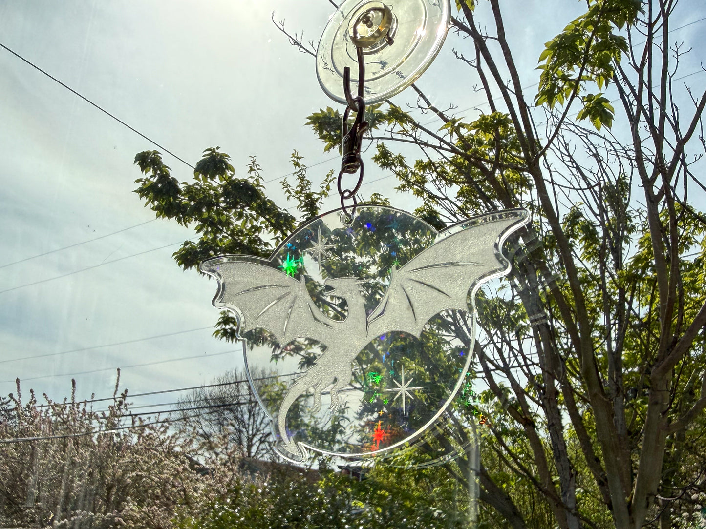 Mini dragon suncatcher
