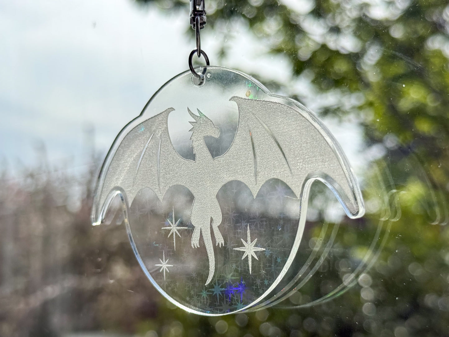 Mini dragon suncatcher