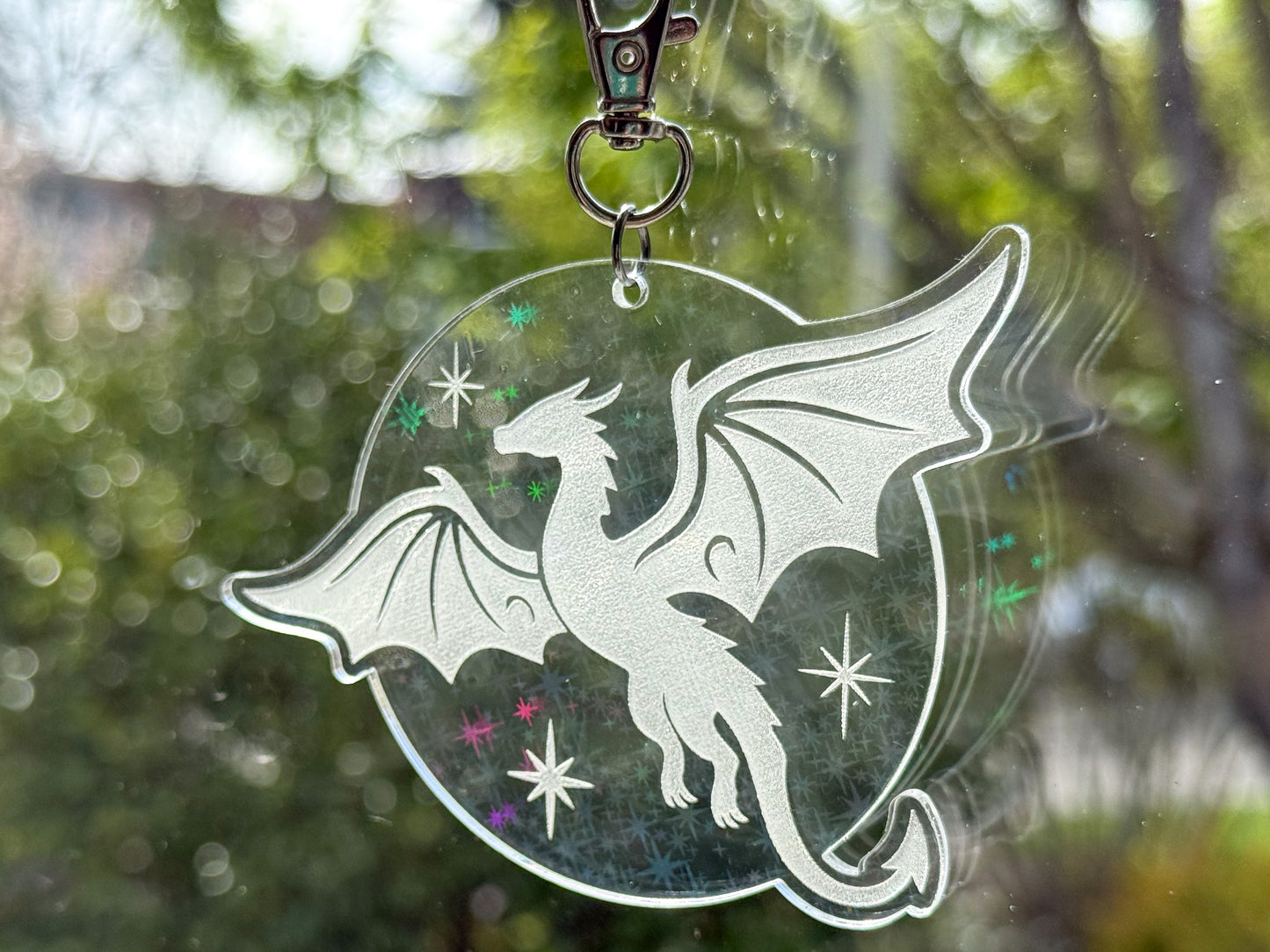 Mini dragon suncatcher
