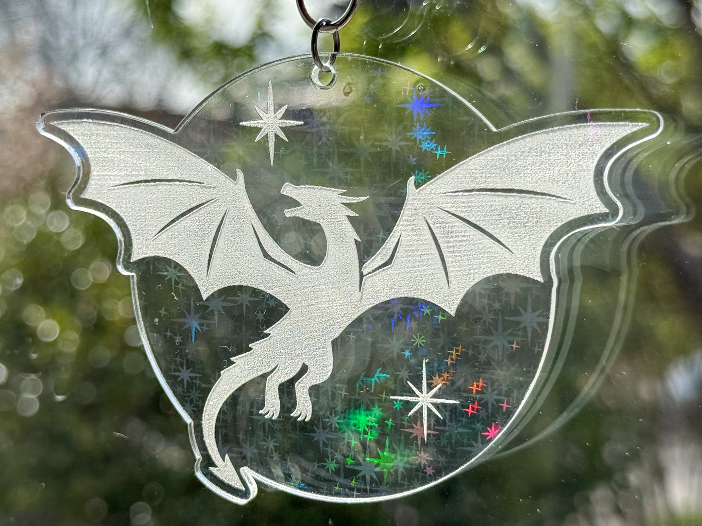 Mini dragon suncatcher