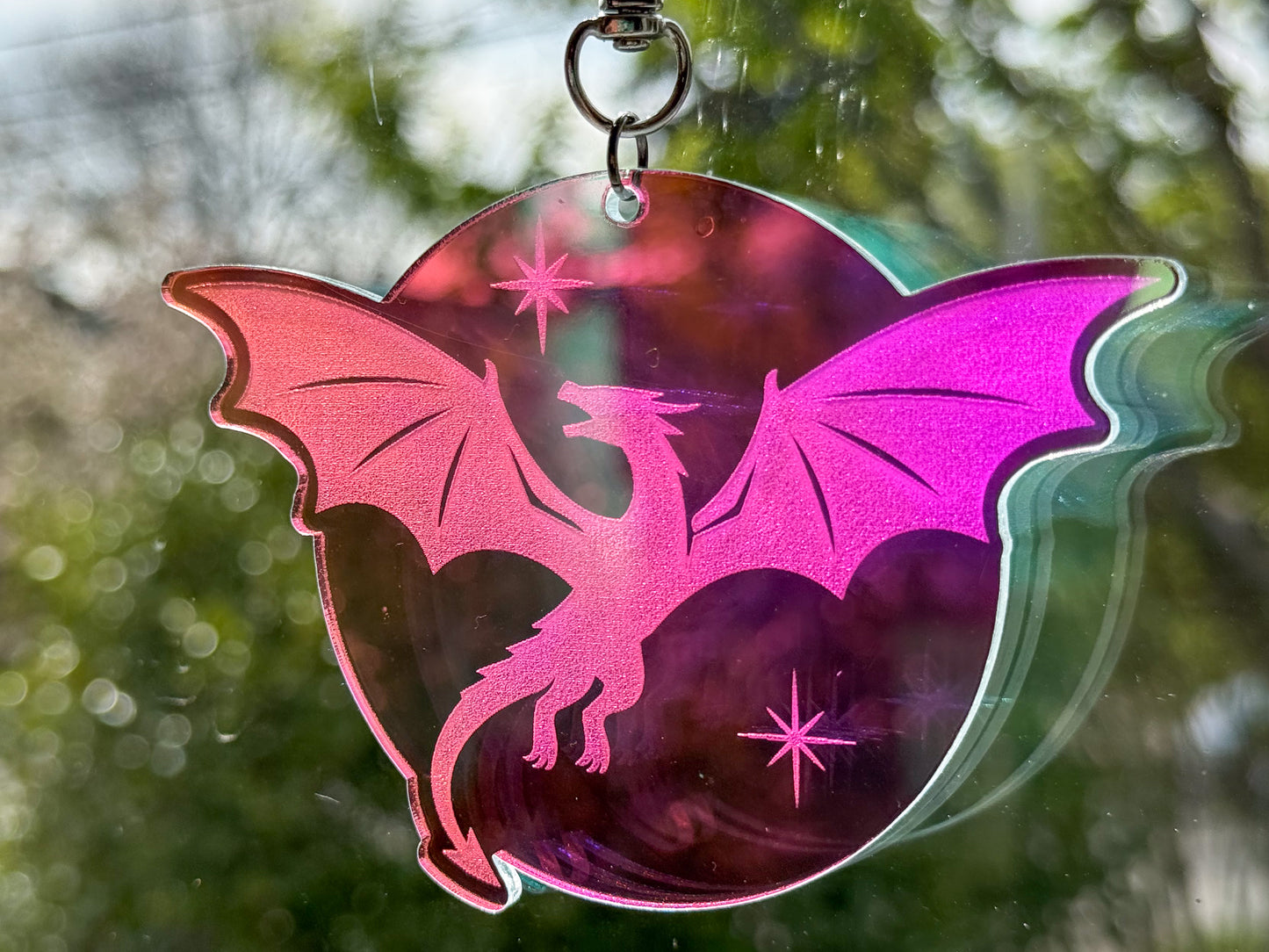 Mini dragon suncatcher
