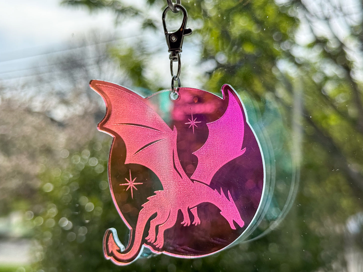 Mini dragon suncatcher