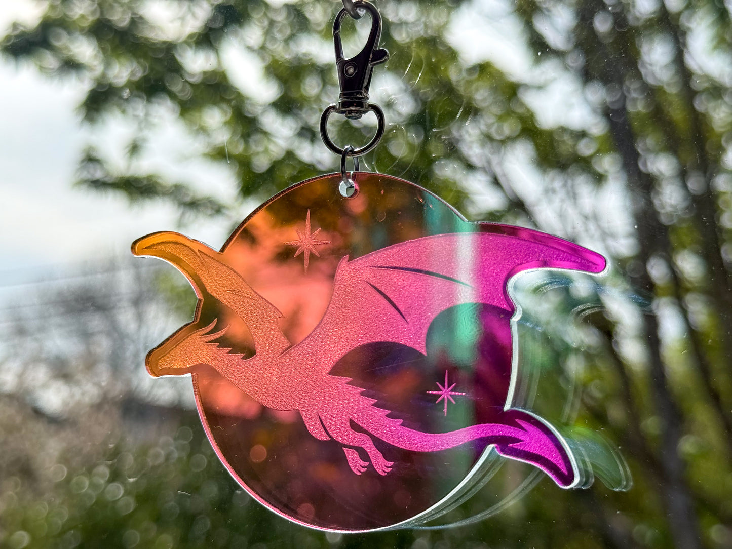 Mini dragon suncatcher