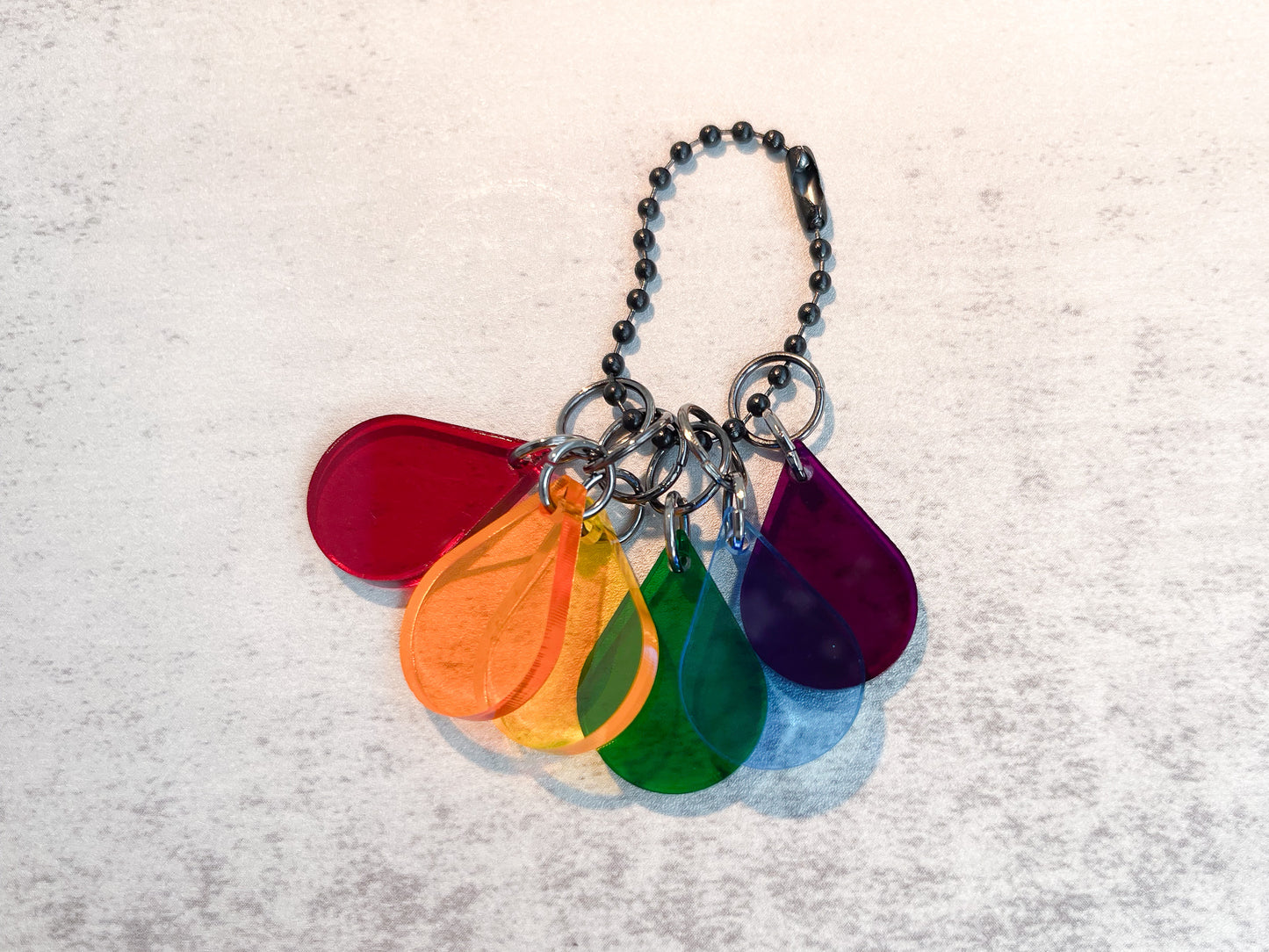 Sundrop rainbow stitch markers